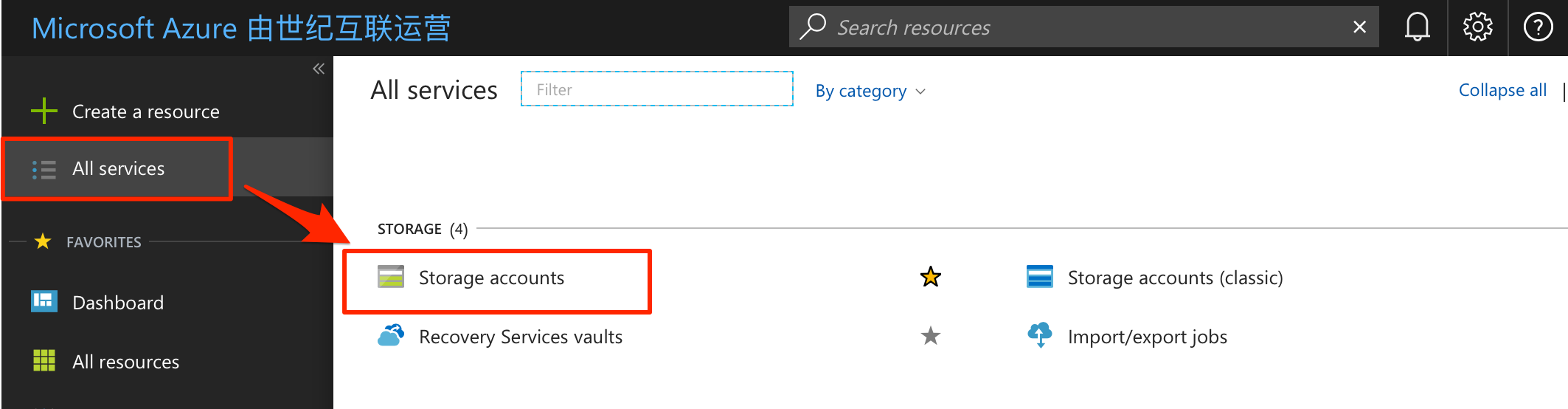 Azure-storage-account